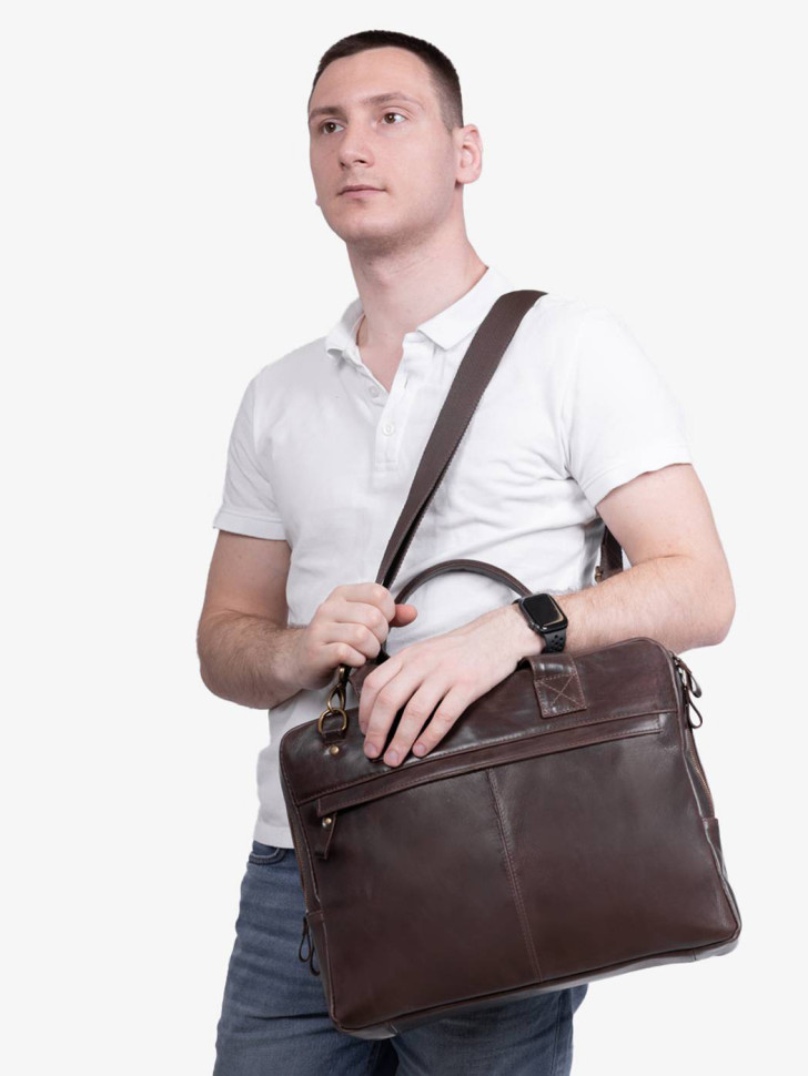 Сумка мужская zн ALEXX ALG0112 коричневая Сумка мужская zн ALEXX ALG0112 коричневая