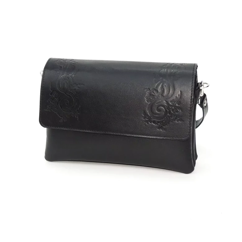 Женская кожаная сумка Natalia Kalinovskaya С 44т.711 Келен чёрная