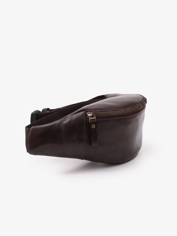 Сумка на пояс/плечо zн ALEXX ALG0119 коричневый пулап