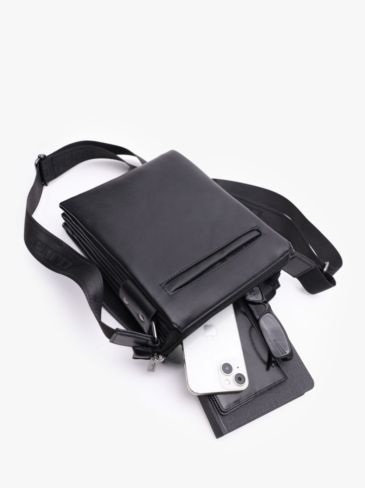 Сумка мужская Cantlor Ж03-Y05-3 черная Сумка мужская Cantlor Ж03-Y05-3 черная