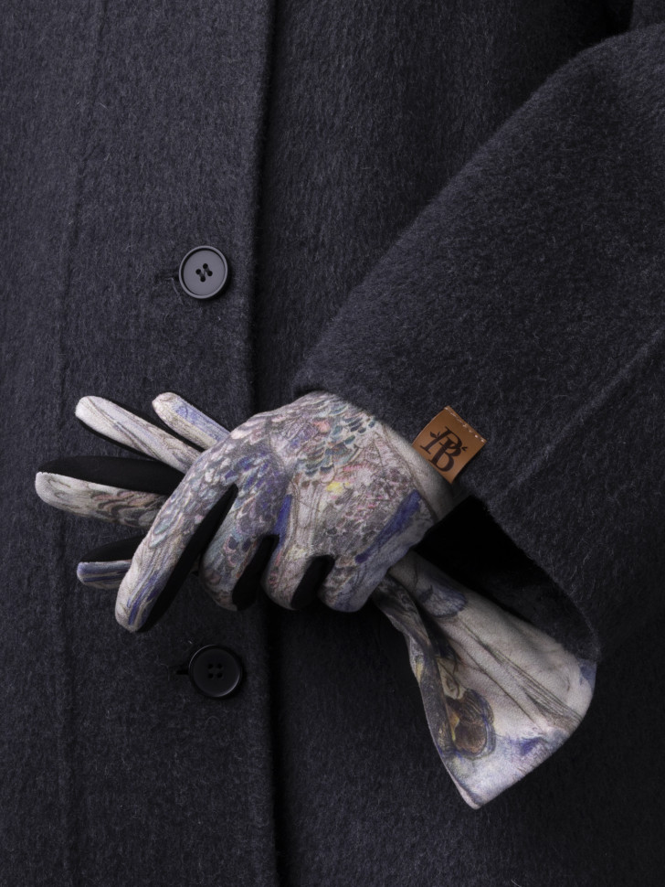 Перчатки женские Ангел 111-8 девушка абстр. Перчатки женские Ангел 111-8 девушка абстр.