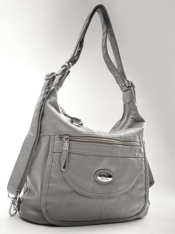 Сумка-рюкзак Dolphin 5228 серая Сумка-рюкзак Dolphin 5228 серая