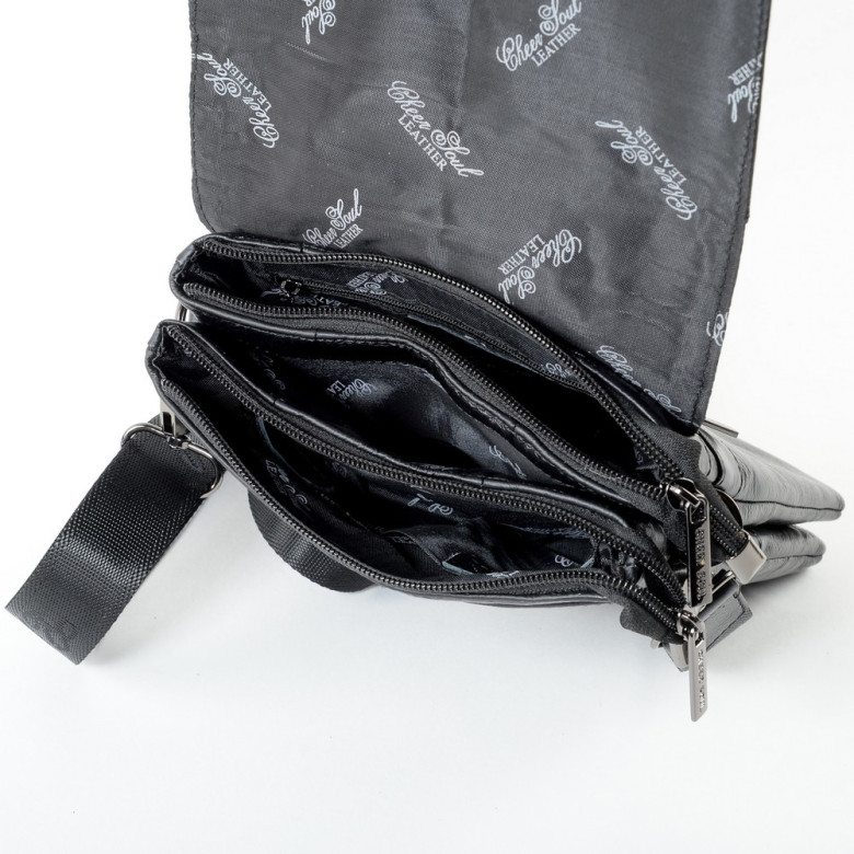 Сумка мужская Cheer Soul 6831 коричневая