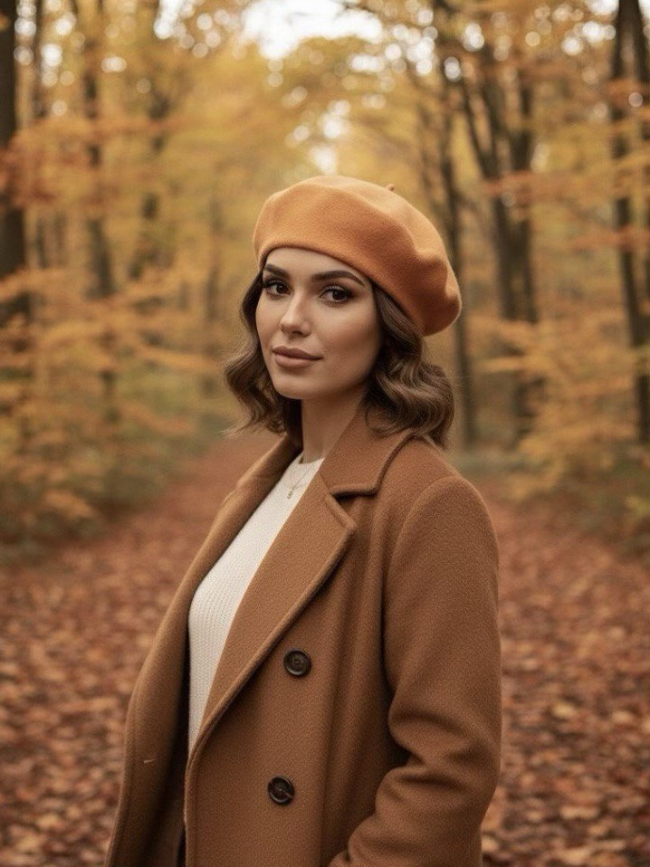 Берет женский Stigler, абрикос Берет женский Stigler, абрикос