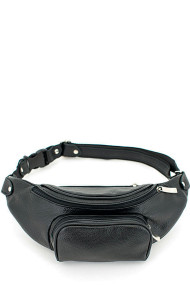 Сумка на пояс мужская Protege, Ц-259 - чёрный флотер Сумка на пояс мужская Protege, Ц-259 - чёрный флотер