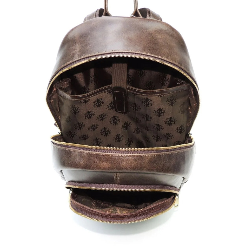 Рюкзак женский Natalia Kalinovskaya, «Эша» коричневый гладкий