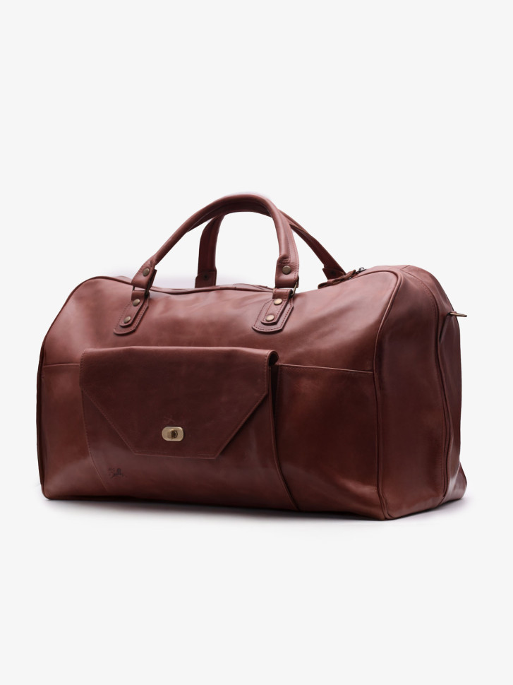 Сумка дорожная Maxsimo Tarnavsky 1087 тёмный коньяк