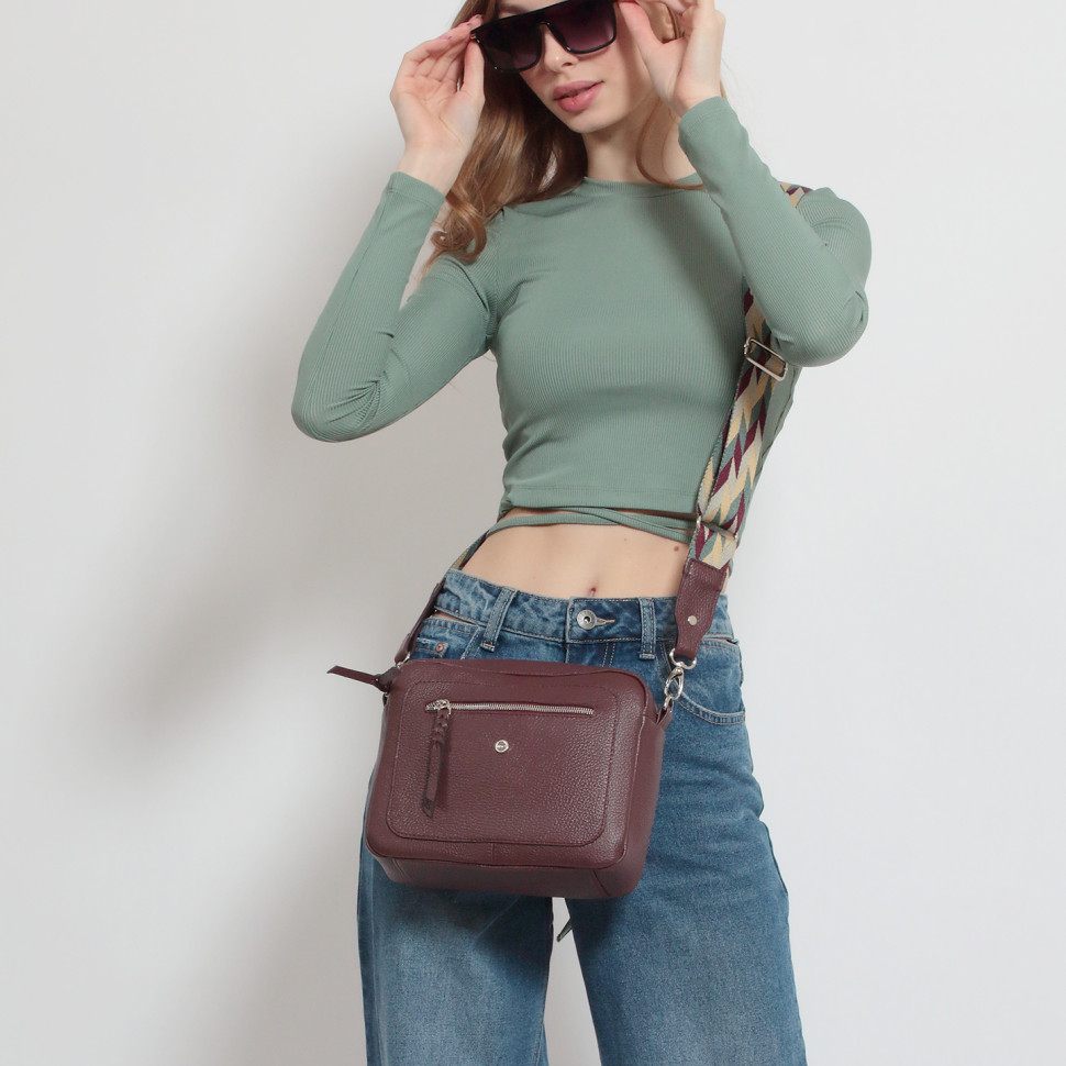 Сумка Richet 2593LNT 339 бордовая