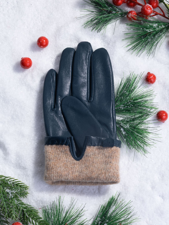 Перчатки женские Baggins 20026 т.синие 