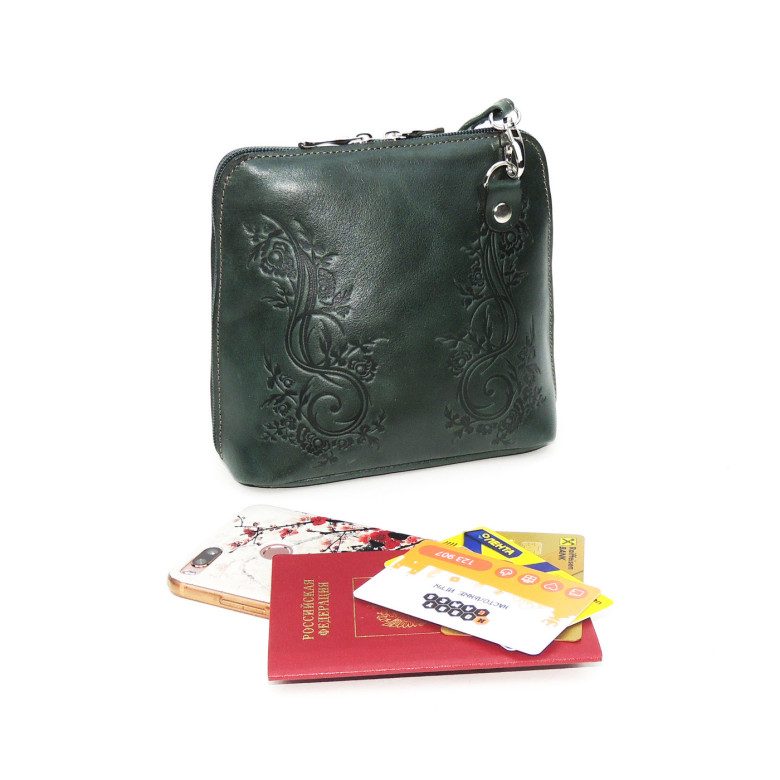 Сумка женская Natalia Kalinovskaya, «Тинна» зеленая Сумка женская Natalia Kalinovskaya, «Тинна» зеленая