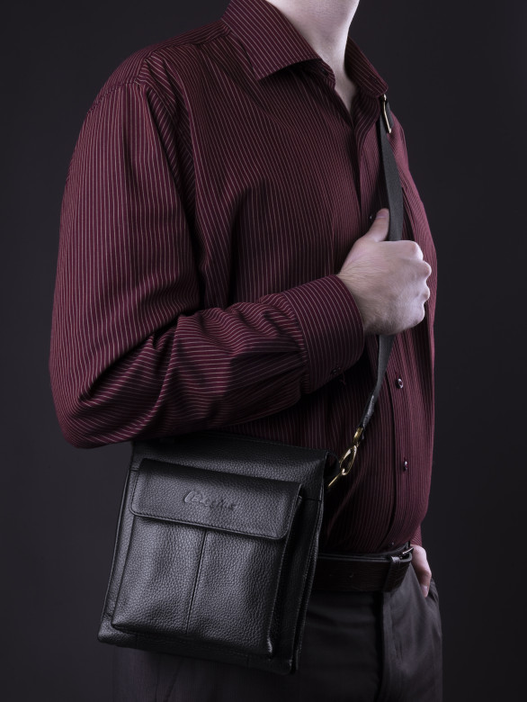 Сумка мужская  Baggins 0108 фл.черная