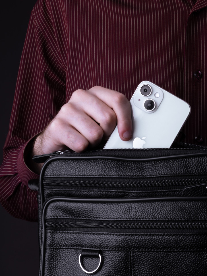 Сумка мужская Baggins 8720 черная Сумка мужская Baggins 8720 черная