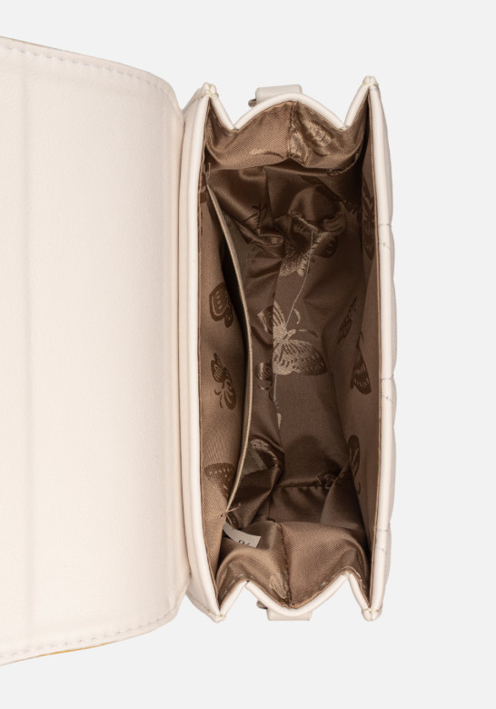 Сумка L-craft 1524 бело-жёлтая (924-10)