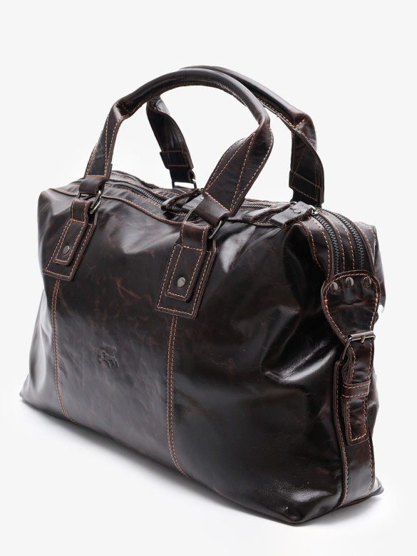 Сумка мужская из натуральной кожи Maxsimo Tarnavsky 1045 тёмно-коричневая