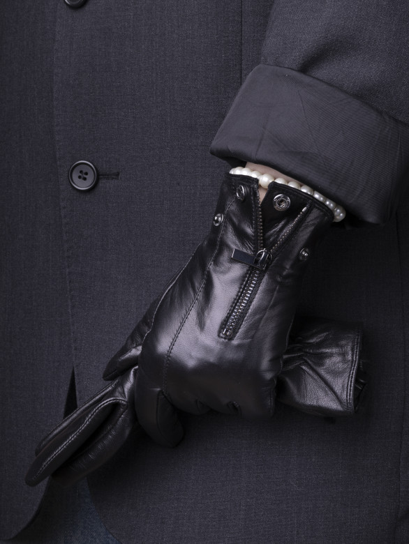 Перчатки женские Fioretto 200417 черные Перчатки женские Fioretto 200417 черные