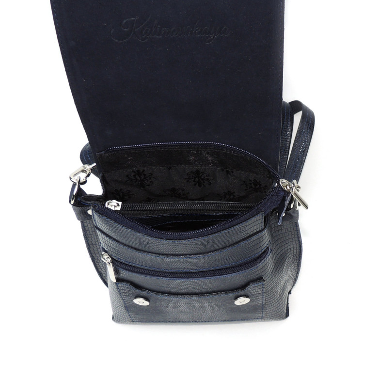 Женская кожаная сумка Natalia Kalinovskaya С86р чёрная рептилия Женская кожаная сумка Natalia Kalinovskaya С86р чёрная рептилия