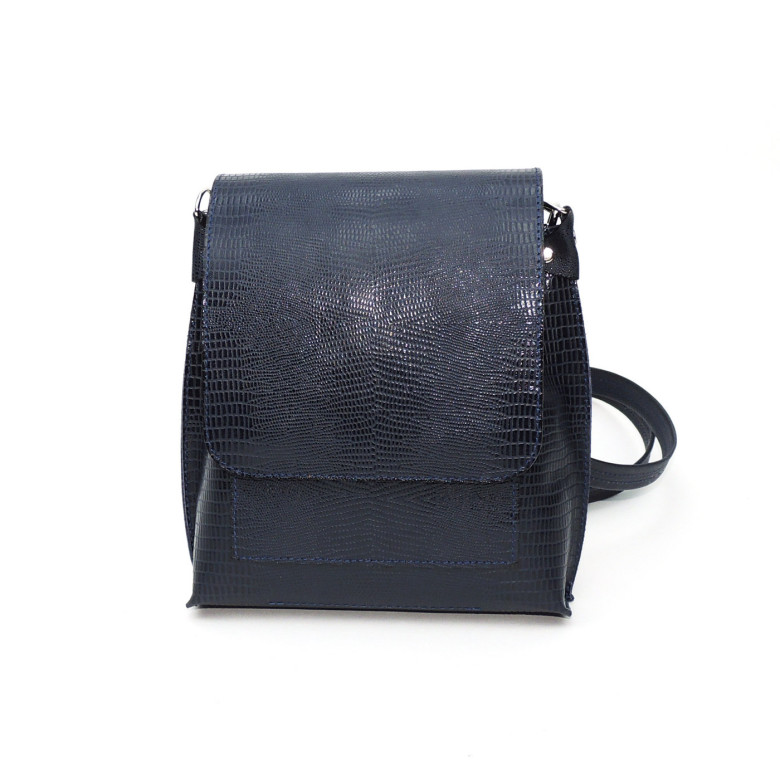 Женская кожаная сумка Natalia Kalinovskaya С86р чёрная рептилия Женская кожаная сумка Natalia Kalinovskaya С86р чёрная рептилия