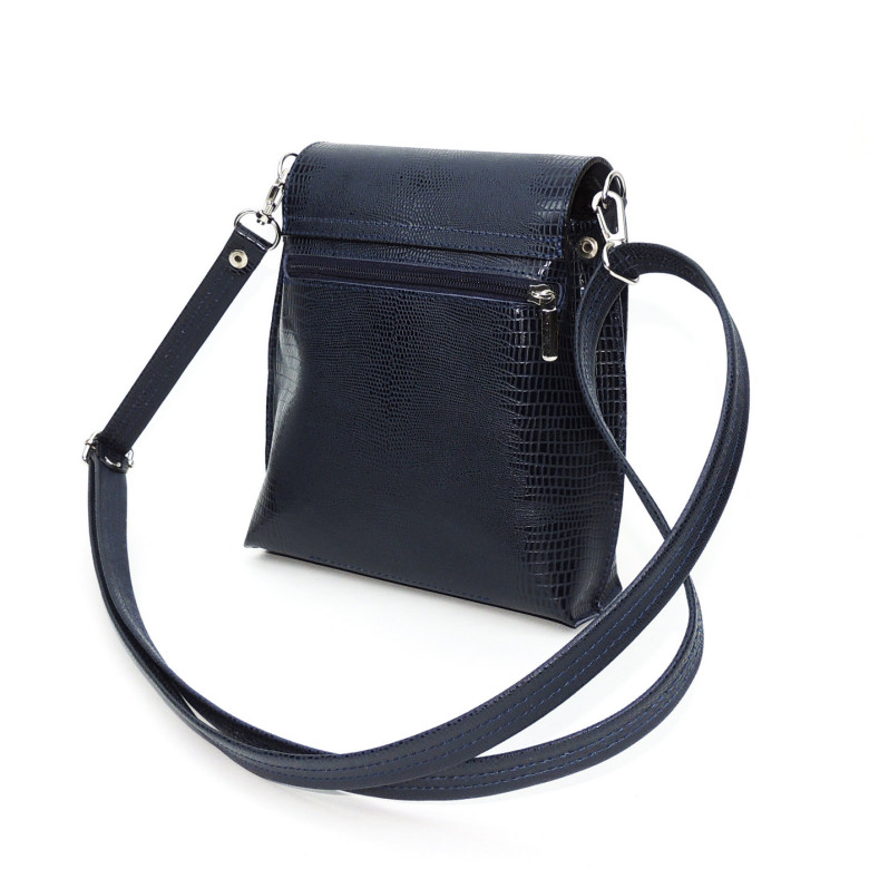 Женская кожаная сумка Natalia Kalinovskaya С86р чёрная рептилия Женская кожаная сумка Natalia Kalinovskaya С86р чёрная рептилия