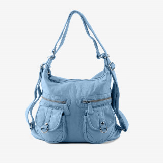 Сумка-рюкзак женская Guecca (Dolphin) 9012 голубая