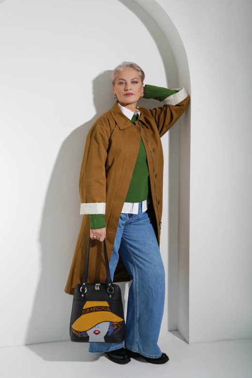 Сумка-рюкзак Protege ДС-226-210 "Леди №2" синий/красный