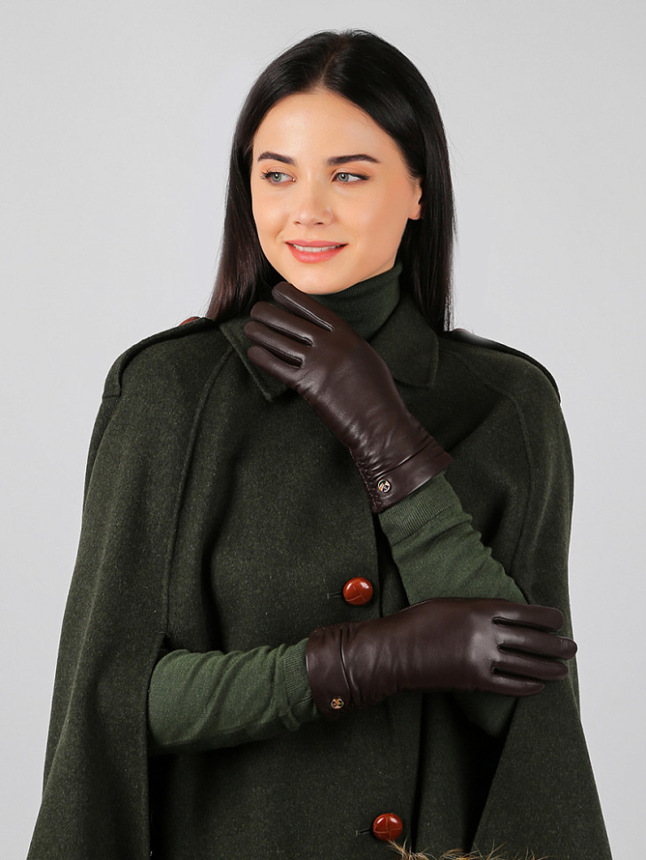 Перчатки женские Fabretti F35-2 коричневые