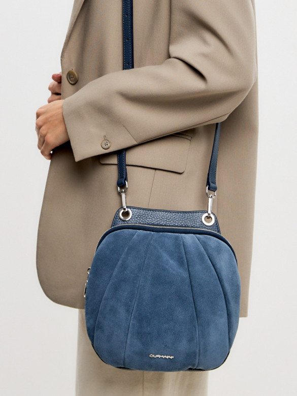 Сумка Curanni 2477 замша джинс
