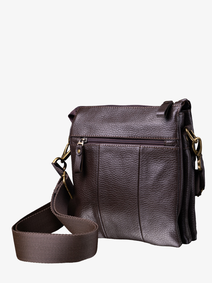 Сумка мужская Baggins 0108 коричневый фл. Сумка мужская Baggins 0108 коричневый фл.