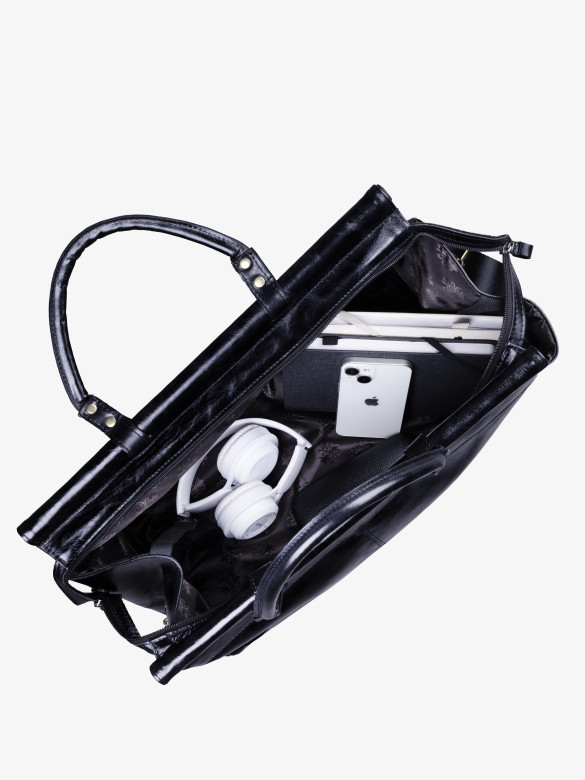 Сумка дорожная Baggins 1037 черная пулл-ап