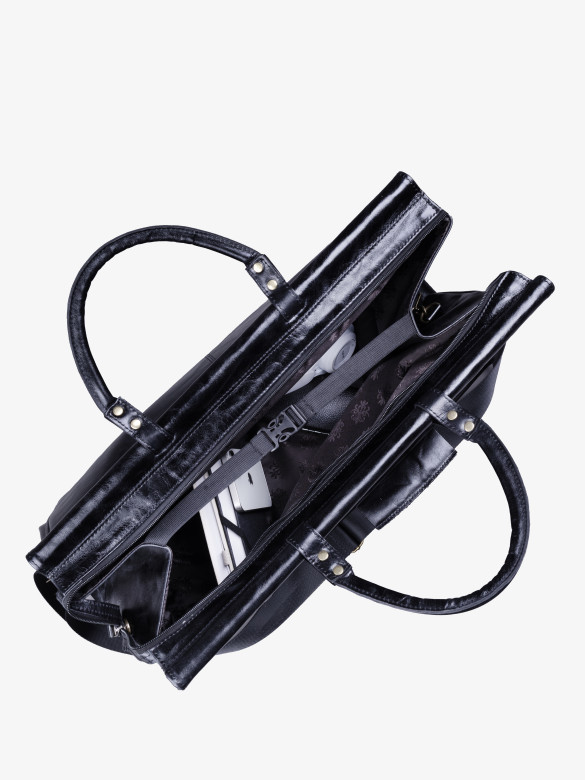 Сумка дорожная Baggins 1037 черная пулл-ап