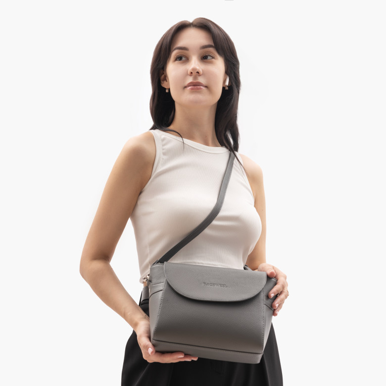 Сумка женская Bagsweel 5003 серый флотер