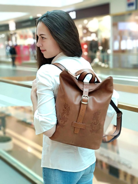 Женская сумка-рюкзак Natalia Kalinovskaya, СР34т-602/1 «Пиа»