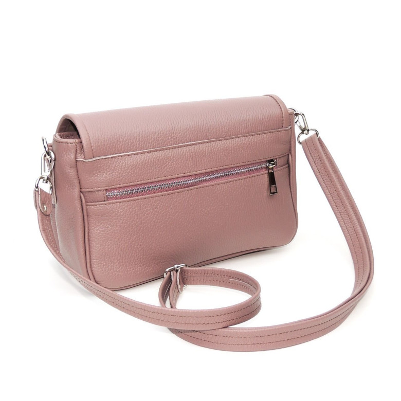 Сумка женская Natalia Kalinovskaya, "София" сирень с тиснением "Растение"