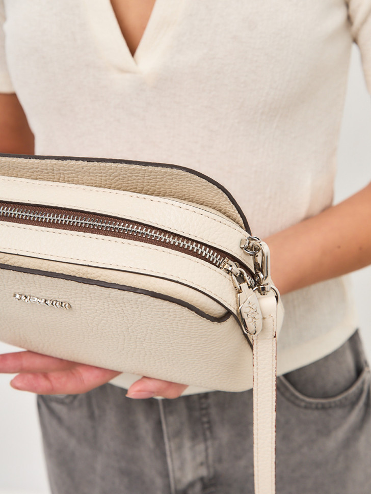 Сумка Curanni 2537 фламенко латте Сумка Curanni 2537 фламенко латте