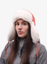 Ушанка Warm Goddess 2705 оранжевая