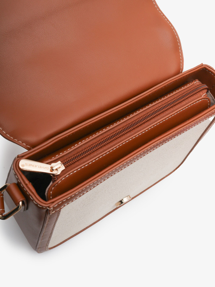 Сумка женская David Jones 7014 cognac Сумка женская David Jones 7014 cognac