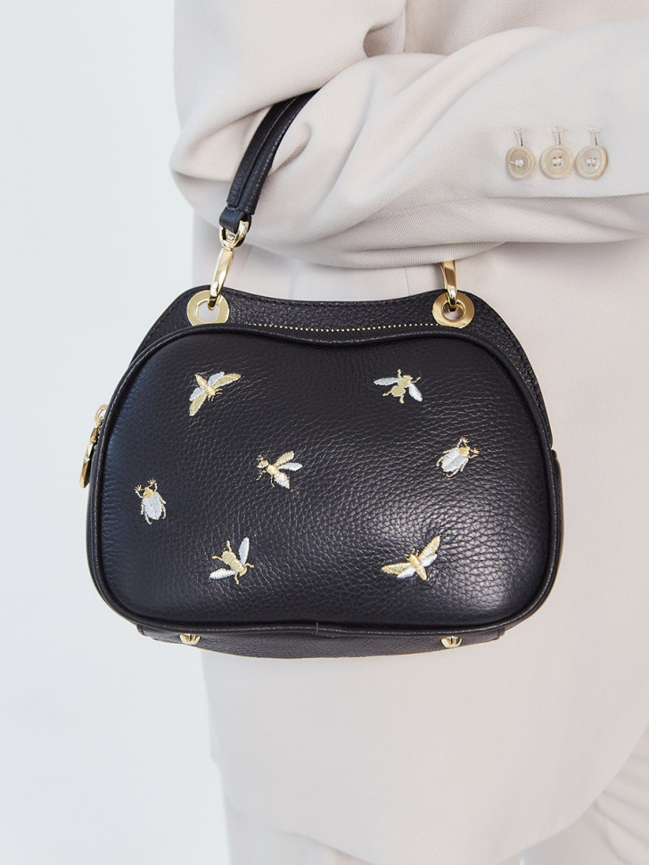 Сумка Curanni 2538 дольче чёрный пчела Сумка Curanni 2538 дольче чёрный пчела