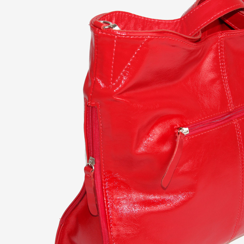 Сумка из кожи Maxsimo Tarnavsky 2029 чёрный наплак