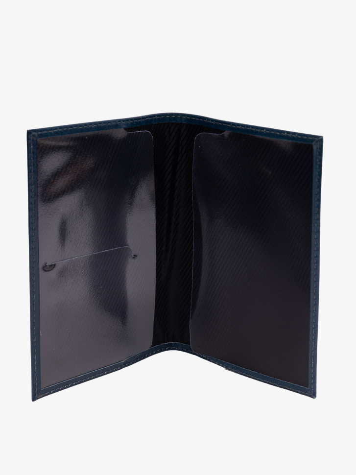 Обложка для паспорта ОП-104ft-1100/101 синий