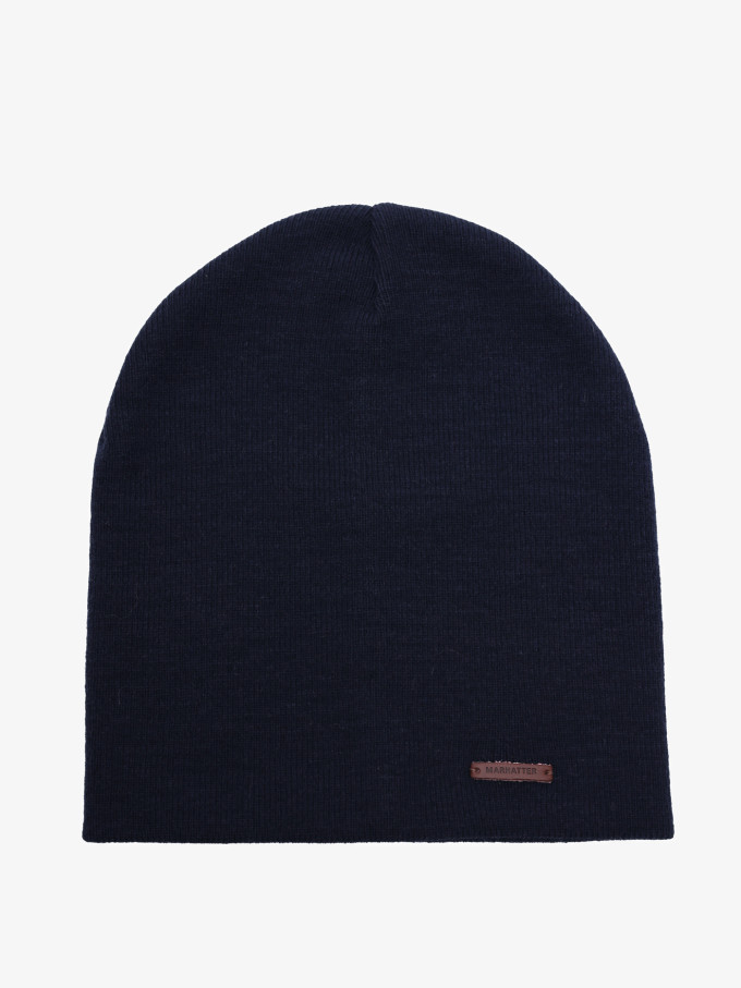 Шапка мужская MARHATTER 12073 темно-синяя (57-59)