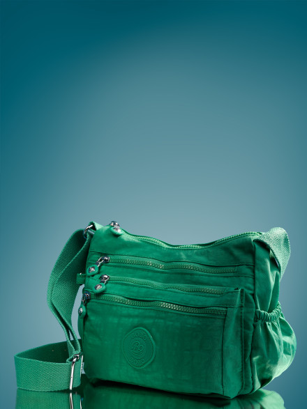 Сумка женская Bobo 1511-2 ярко-зелёная Сумка женская Bobo 1511-2 ярко-зелёная