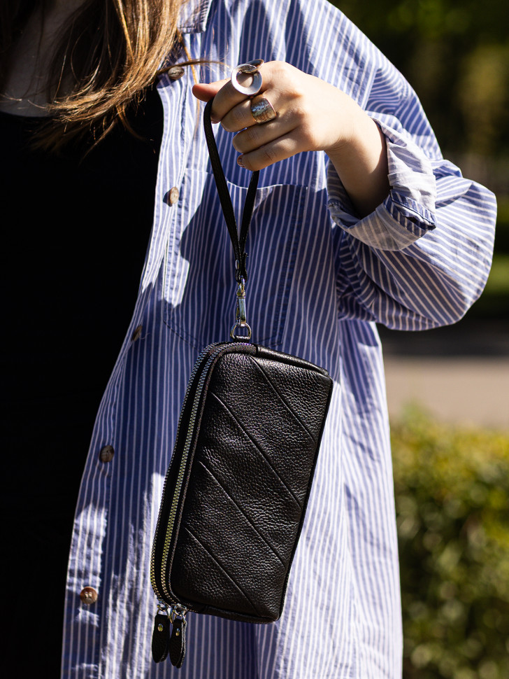 Женская сумка Cciline А-5004 чёрная Женская сумка Cciline А-5004 чёрная