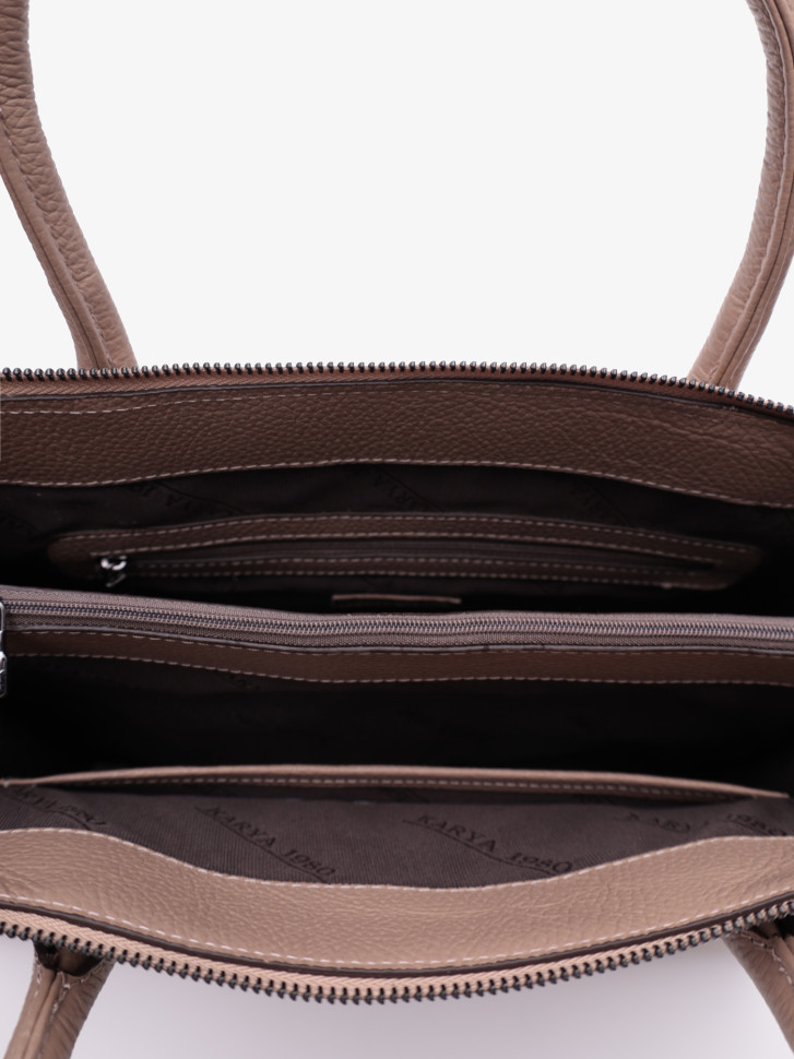 Сумка женская Karya 2441 капучино Сумка женская Karya 2441 капучино