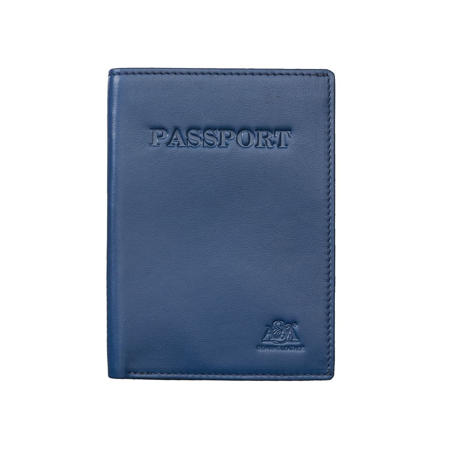 Обложка для паспорта A&M, 2116 синяя