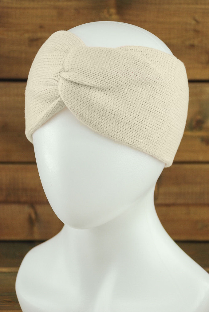 Повязка на голову Stigler 25-077 светло-бежевая Повязка на голову Stigler 25-077 светло-бежевая