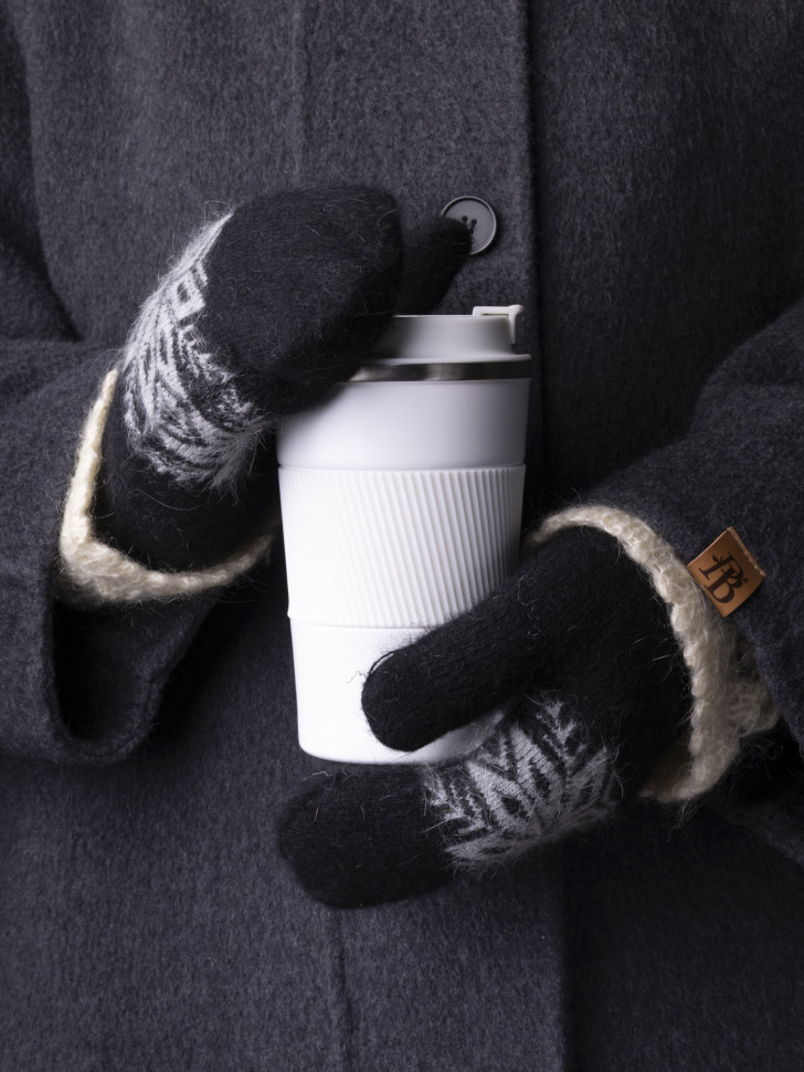 Варежки женские Корона 3046 черные