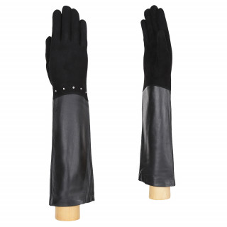 Перчатки женские FABRETTI, 12.73-1 black (размер 6)