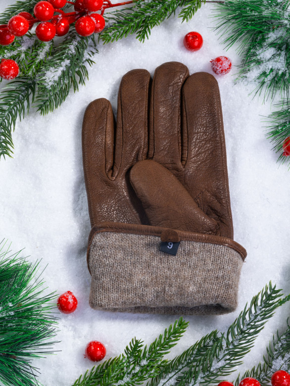 Перчатки мужские HAVVS 0123 рыжие