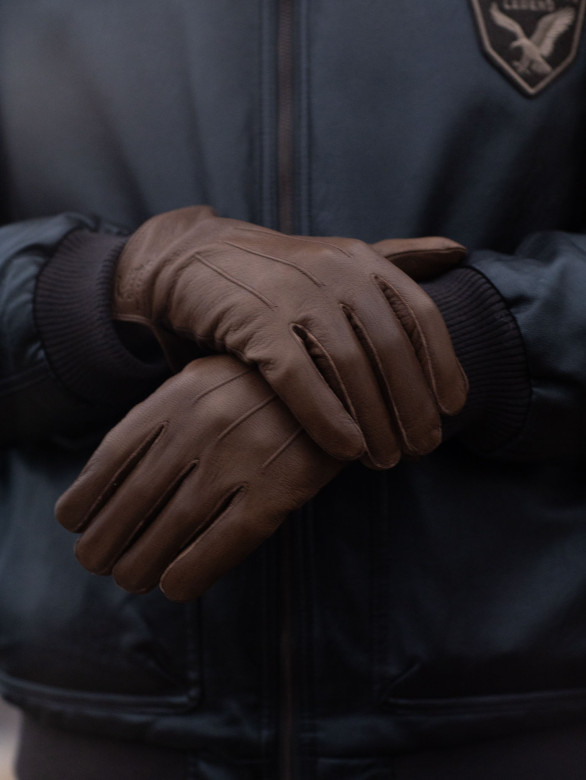 Перчатки мужские HAVVS 0123 рыжие