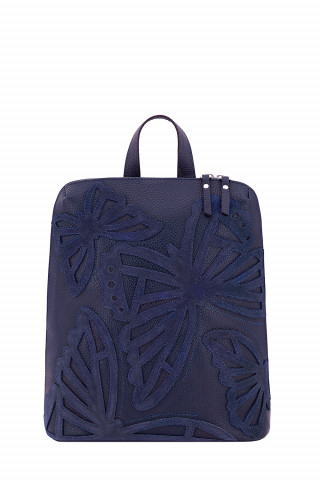 Сумка-рюкзак женская Protege, ДС-468-269, "Бабочки" синяя