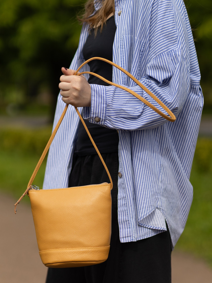 Сумка женская Baggins 5503 горчица Сумка женская Baggins 5503 горчица